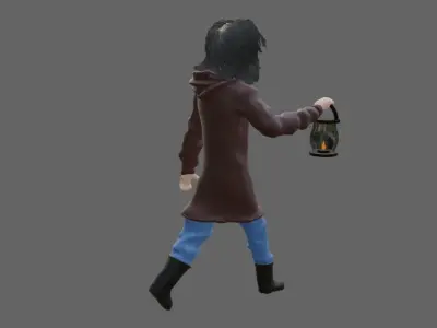 Lanterneiro - Lantern Man 3D model