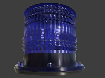 Threshold Lamp 02 - High Poly 3D model