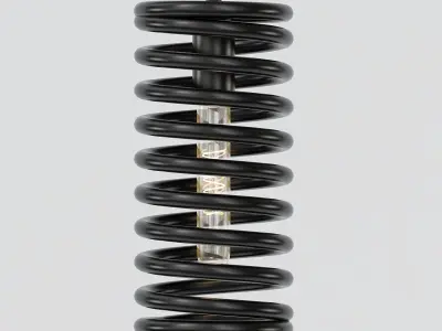 LUSSOLE spiral spring hanging 3D model