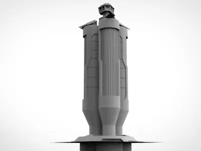 Sci Fi Modular Environment 6 3D model