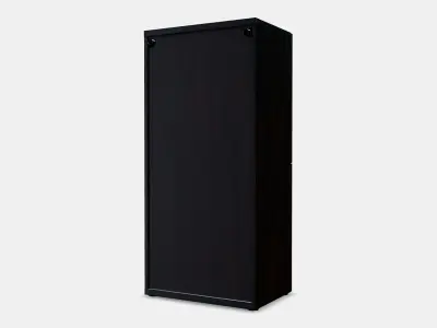 BESTA Shelf unit with doors 12 Low-poly 3D model