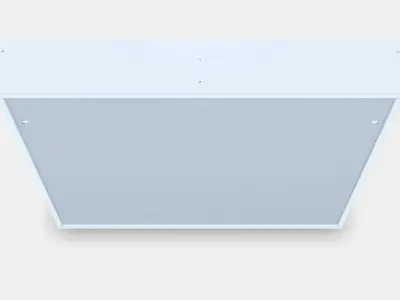 HEMNES mirror cabinet 2 doors Low-poly 3D model