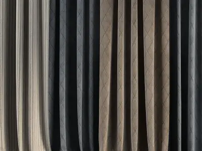 Curtain Set 83 3D model