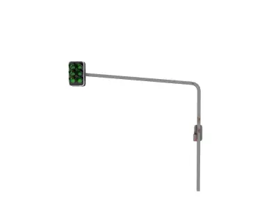 Raceways track or traffic light 3d PBR model  Low-poly 3D model