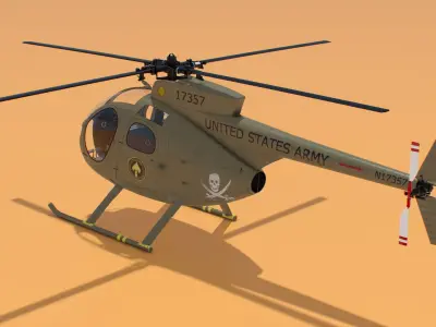  Military Light Helicopter Hughes OH-6 