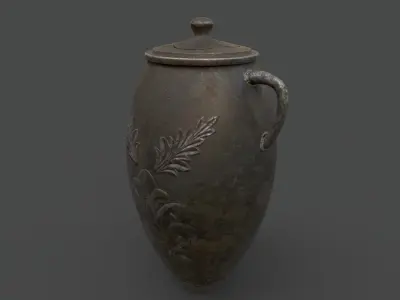 OLD POT Low-poly 3D model