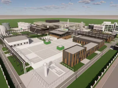 Industrial Scene -A32 3D model
