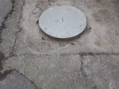 3DF Zephyr - Sewer Hatch type 2 Low-poly 3D model