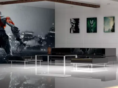 3ds max room 3D model 3D model