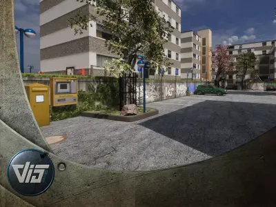 Ghetto Enviroment - Unity3D Low-poly 3D model