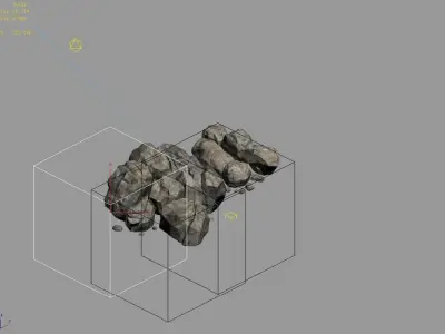 Mountain - Rock 0110 3D model