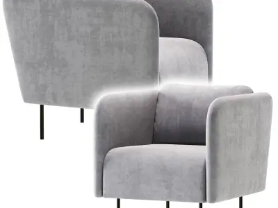 Armchair Orhet By divan 3D model