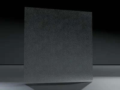 Pattern Glass - Diamond Patterned Low-poly 3D model