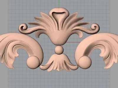 Artcam Aspire 3D relief models STL Files used for CNC E599 3D model