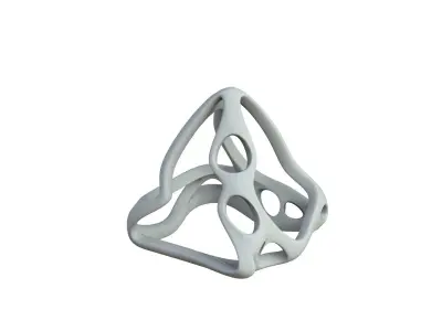 SciFi Cube Object No 63856 Low Poly Shape Low-poly 3D model