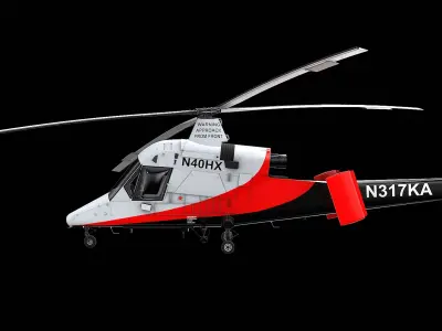  Kaman K-Max Helicopter - White 