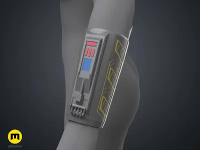 Sabine Wren Forearm Guard - Ahsoka 3D print model