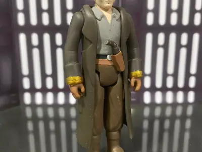 Jod na nawood captain silvo star wars skeleton crew vintage toy 3D print model