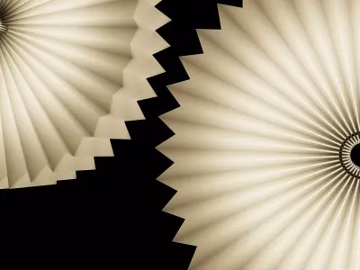 STRALA Origami Pendant Lamp Shade 3D model