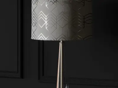 Geo Shade Modern Table Lamp 3D model