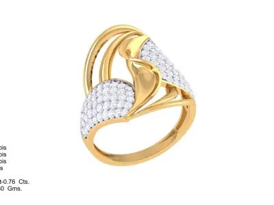  Women Ring MTL 3dm STL OBJ FBX Details 3D print model 77