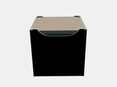 METOD Fridge-freezer top cabinet frame 1 Low-poly 3D model