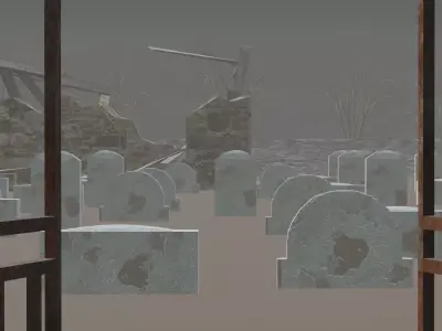 Cemetry Free 3D model
