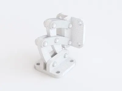 Door hinge vol 04 3D model