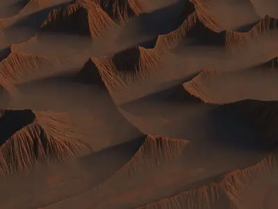 Surface of planet 1  3D model