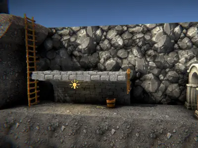 Stylized Platformer Asset Pack Low-poly 3D model