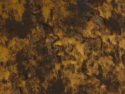 Extreme Var Metal Damaged PBR Seamless Texture