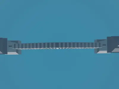 Medieval Castle Gate 3D print model