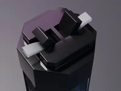 Scifi concept bottle 3D model