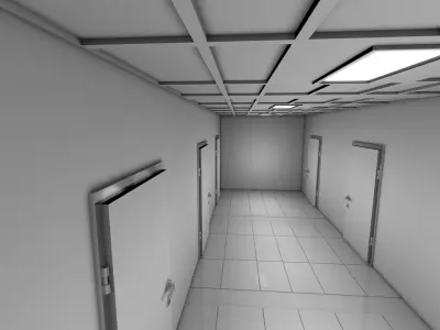 Corridor 3D model purchase