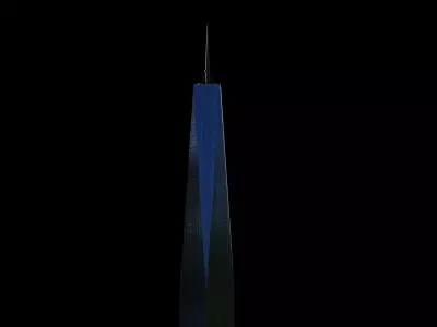 1 World Trade Center  - NYC Low-poly 3D model