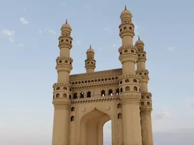 Charminar Hydrabad India Free low-poly 3D model