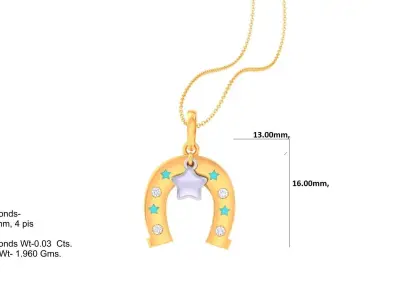 Kids Pendant - 54 3D print model