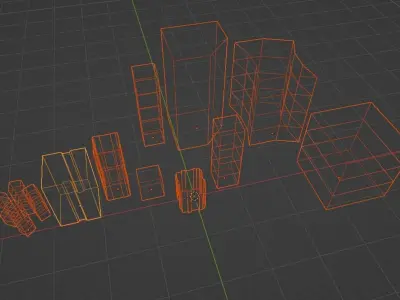 Building Pack 1 Free low-poly 3D model