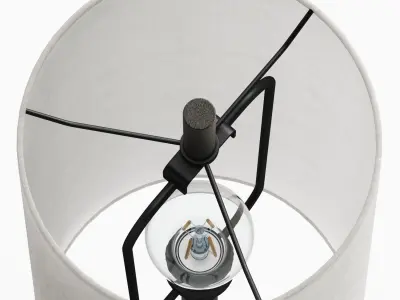 FALLON Forged-Iron Floor Lamp 3D model