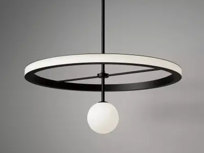 Ring Pendant Lamp 3D model