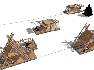 Creative Design-Holiday Cabin-0134 3D model