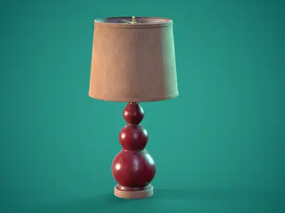 Modern Lamp - PBR Game Ready Free low-poly 3D model