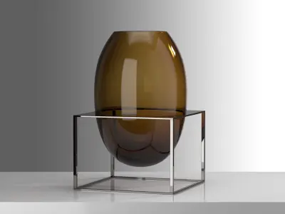 Cube Vase Collection 3D model