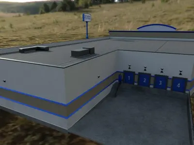 Ross Department Store - PBR Textured 3D Model Low-poly 3D model