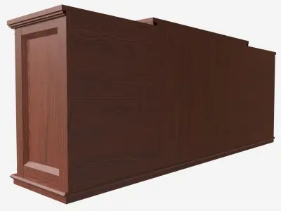 Electric Media Fireplace Wood Valmont 3D model