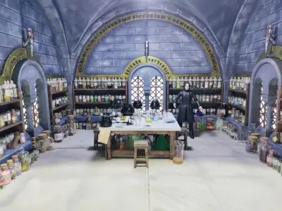 SEVERUS SNAPES LABORATORY 3D print model