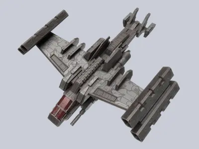 Spaceship collection 3D Model Pack