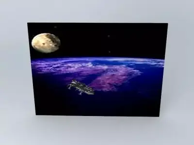 BSF Light Speed Frigate Class Free 3D model