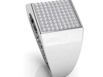 Big fancy mans ring 3D print model