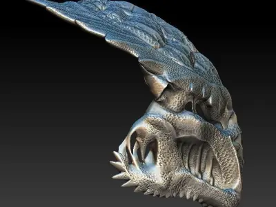 Predator Crab Bio mask 3D model